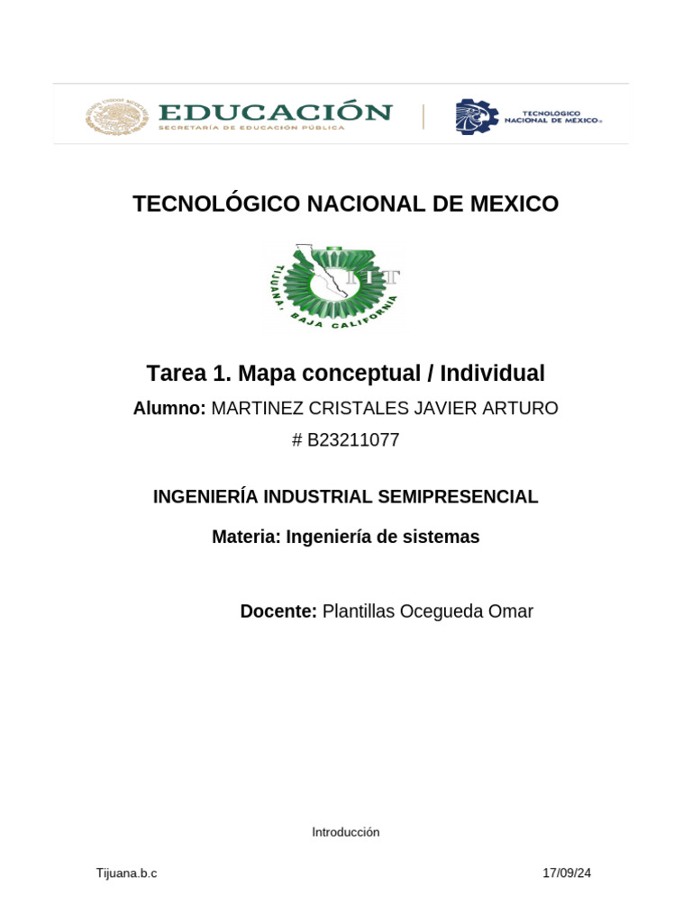 Ingenieria de Sistemas Mapa Conceptual | PDF | Teoría de sistemas | Sistema