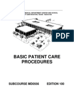 US Army Medical Course MD0556-100 - Basic Patient Care Procedures