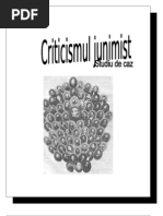 Criticismul Junimist-Studiu de Caz.