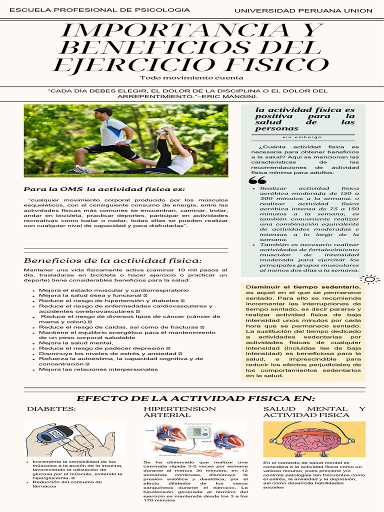 Beneficios del Ejercicio Físico en Salud | PDF | Medicina CLINICA ...