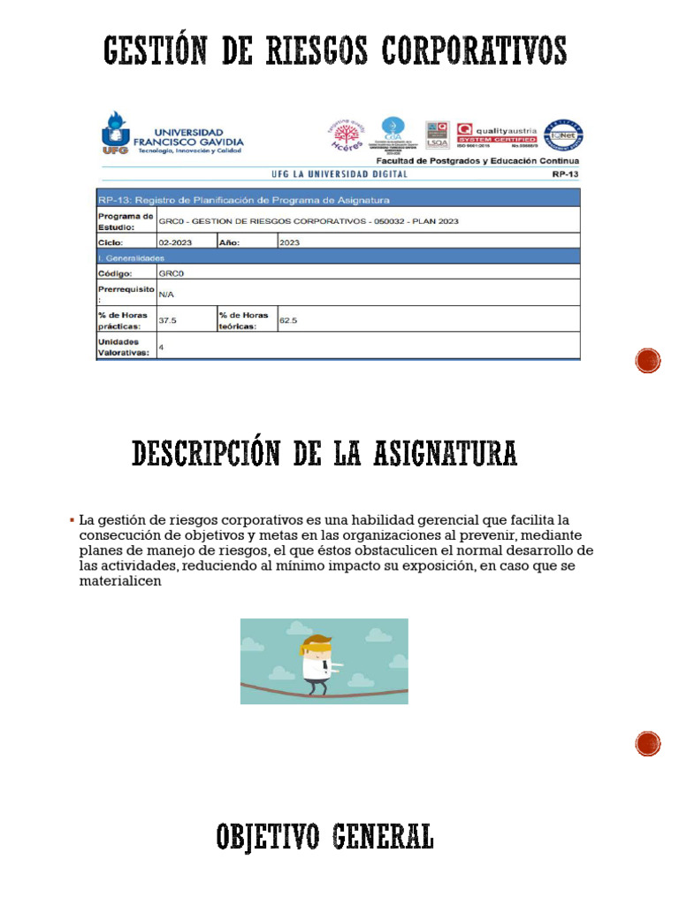 Gestión de Riesgos Corporativos-1 | PDF | Riesgo | Business