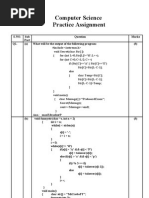 CS Practice String Output