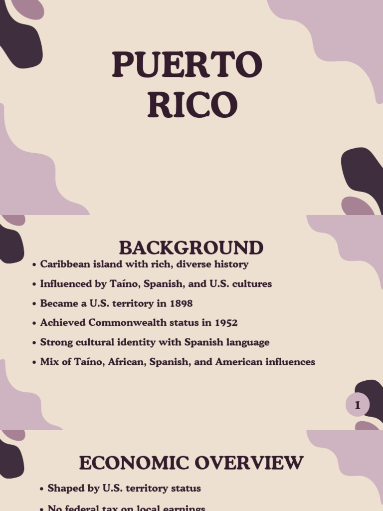 Puerto Rico | PDF | Puerto Rico | The United States