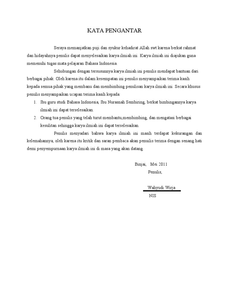 KATA PENGANTAR kti