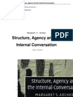 Structure Agency and The Internal Conversation - Margaret S. Archer
