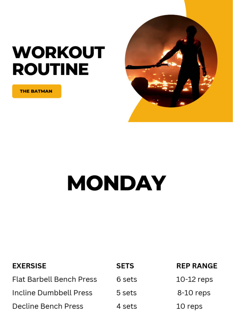 Workout Routine | PDF | Self-Improvement