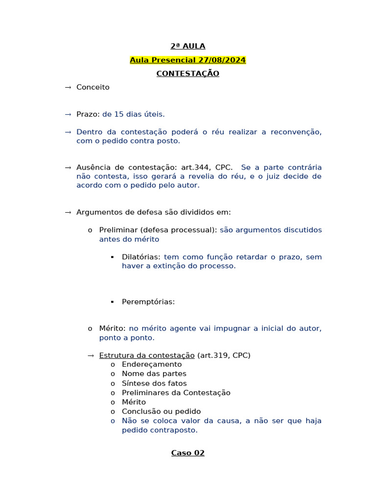 2 Aula | PDF