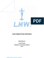 Cost Reduction Strategy