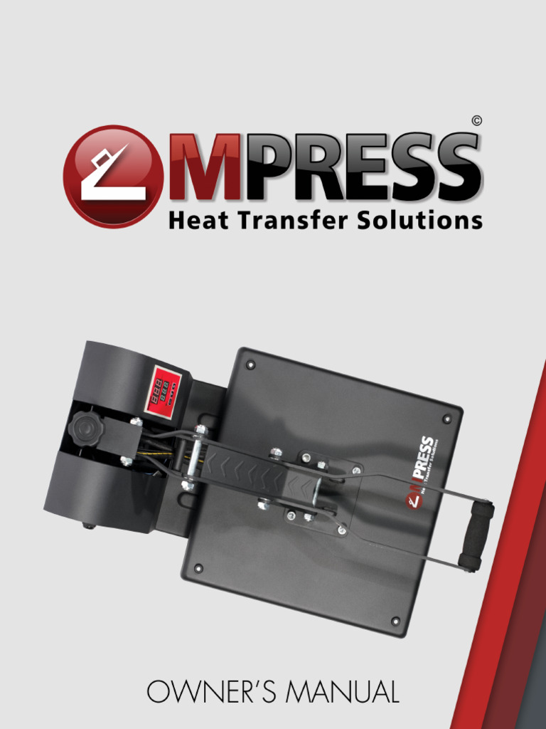MPress Heat Press Setup Guide | PDF | Switch | Relay