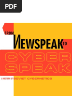 Download From Newspeak to Cyber Speak - A History of Soviet Cybernetics by Sumner Coy SN78662482 doc pdf