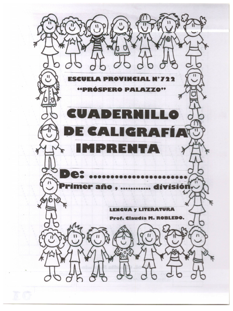Cuadernillo - Lengua - Caligrafia - Imprenta PDF | PDF