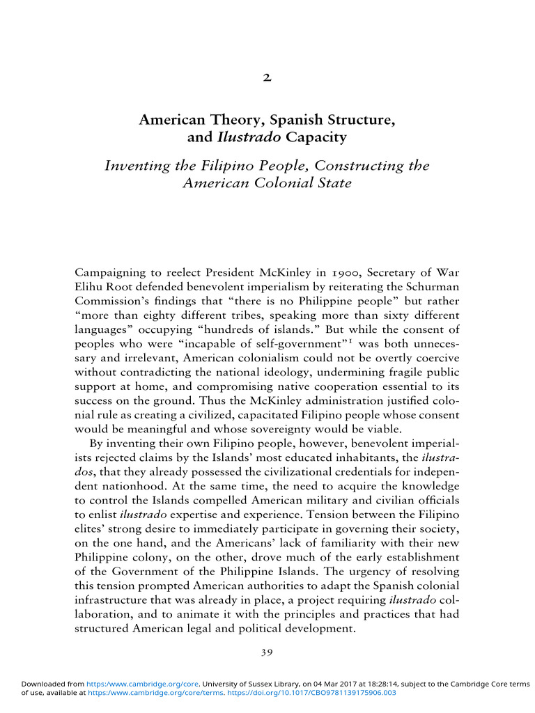 Spanish political structure cambridge pdf philippines william