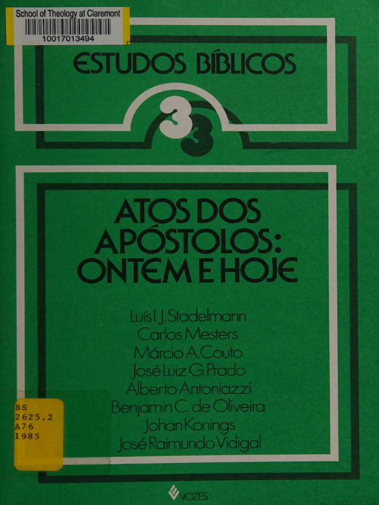 Atos Dos Apóstolos - Ontem e Hoje | PDF | Apóstolo Paulo | Jesus