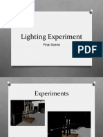 Lighting Experiment: Final Scene