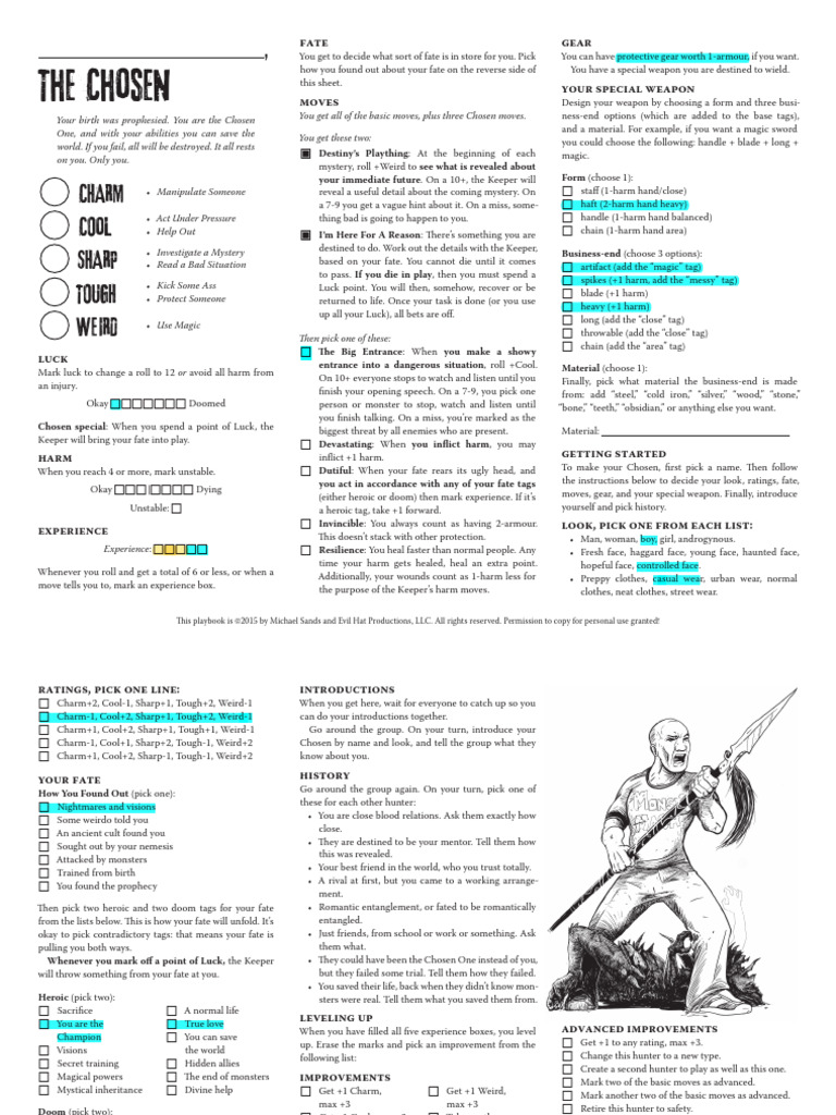 Chosen One Playbook Guide | PDF