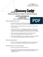 Discovery Center Fact Sheet