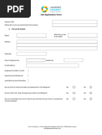 Candidate Information Form Template | PDF