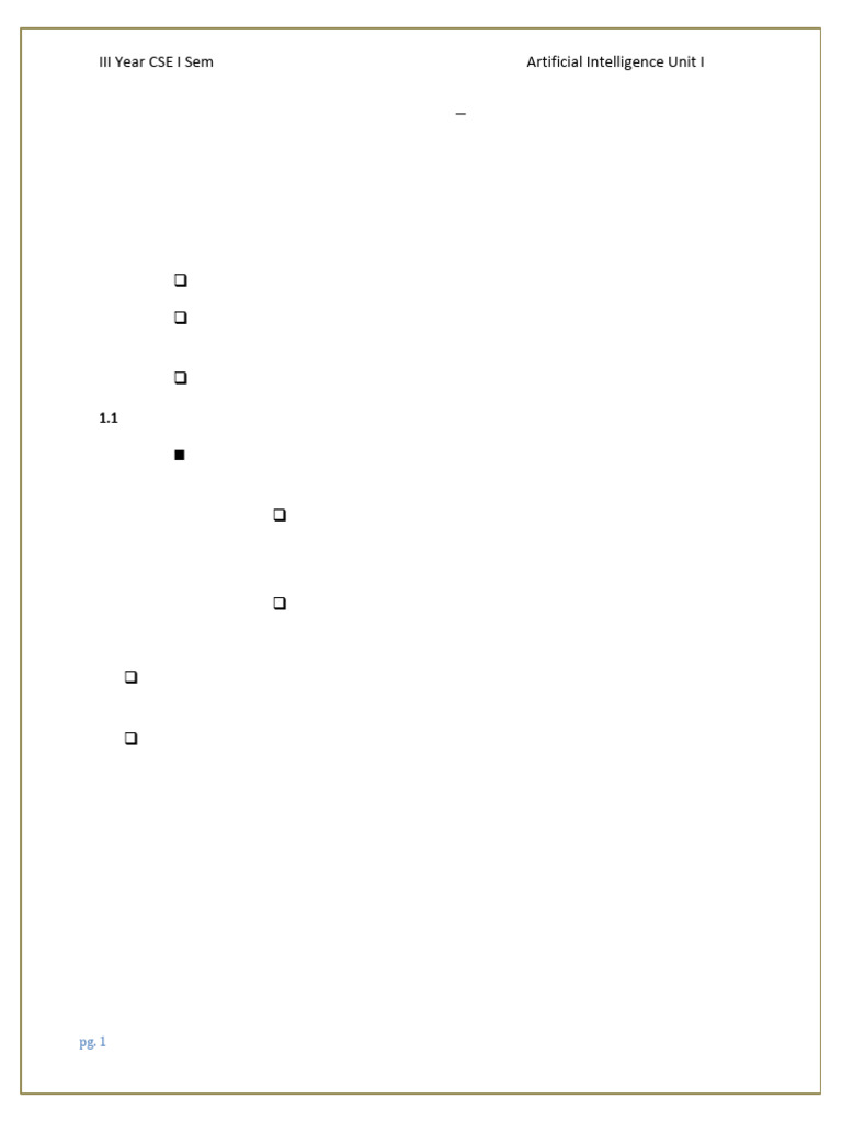 Unit 1 Ai Pdf Artificial Intelligence Intelligence Ai Semantics