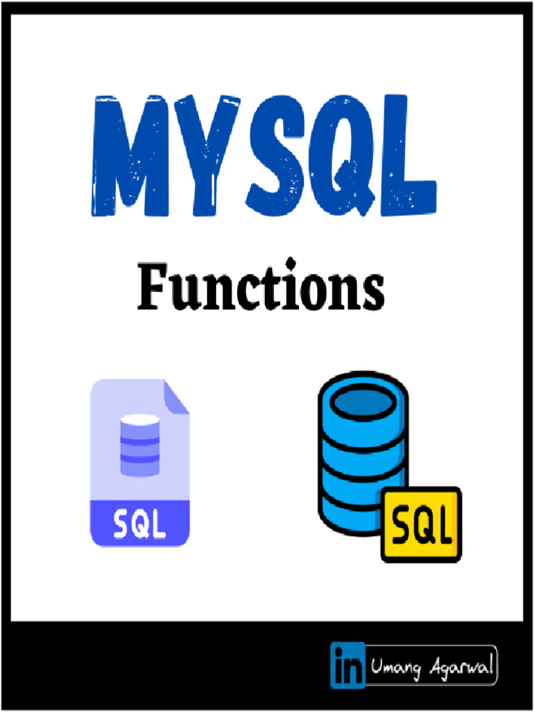MySQL Functions 1676797576 | PDF