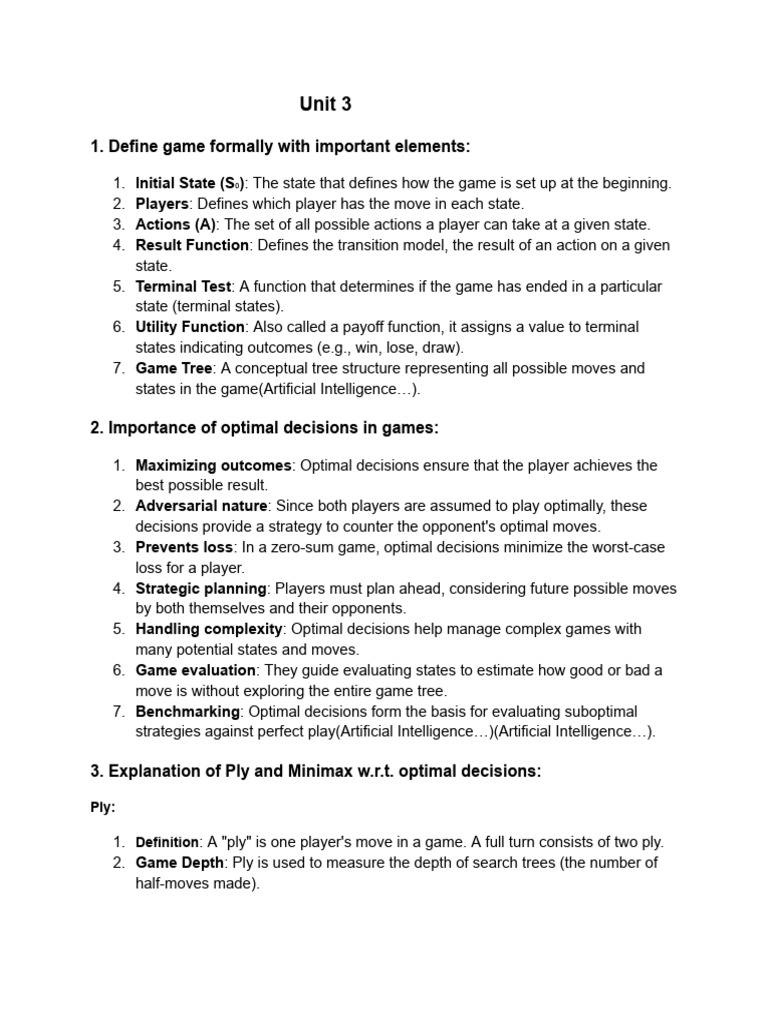 Game Theory for AI Enthusiasts | PDF | Artificial Intelligence ...