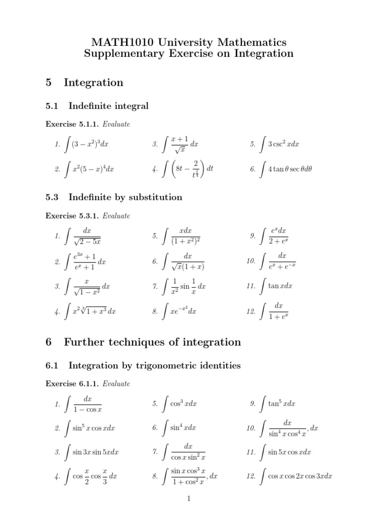 Integral Sorulari Ve Cevaplari | PDF | Trigonometry | Real Analysis