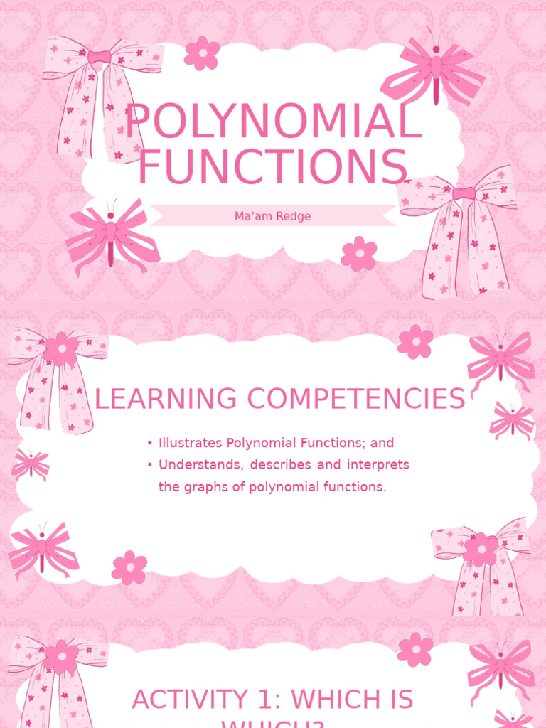 Understanding Polynomial Functions | PDF | Polynomial | Abstract Algebra
