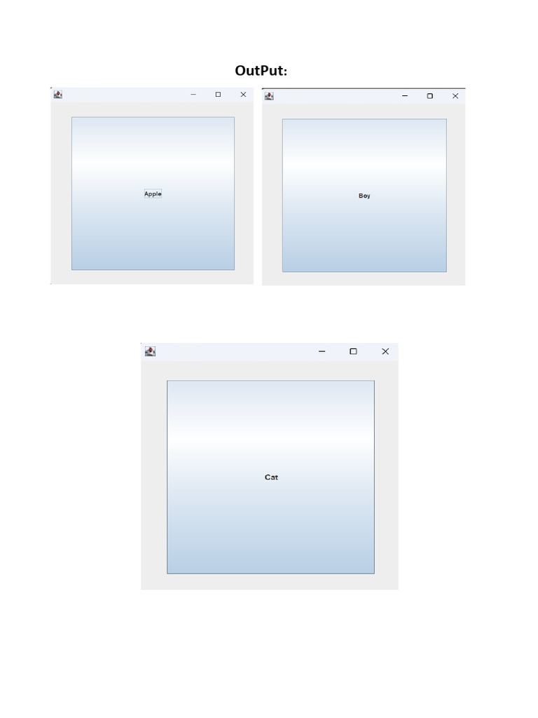 Output | PDF