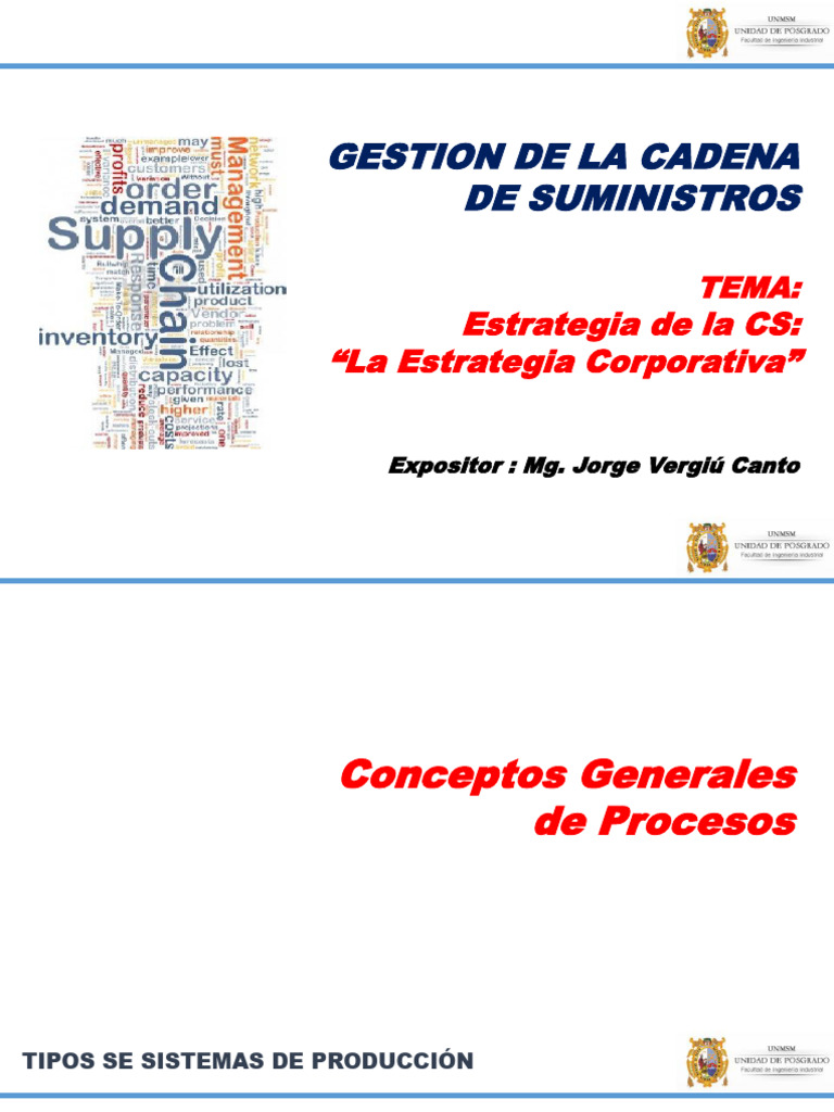 Estrategias en la Gestión de la Cadena de Suministros | PDF ...