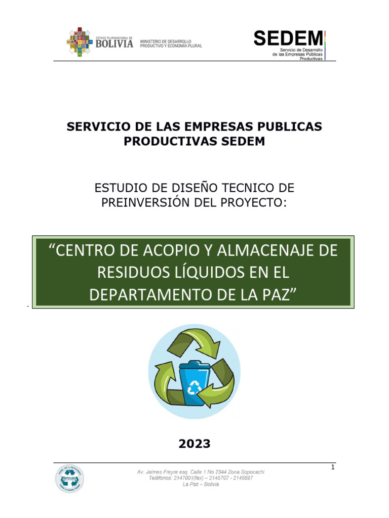 Edtp Planta Reciclaje de Aceite | PDF | Residuos | Clima