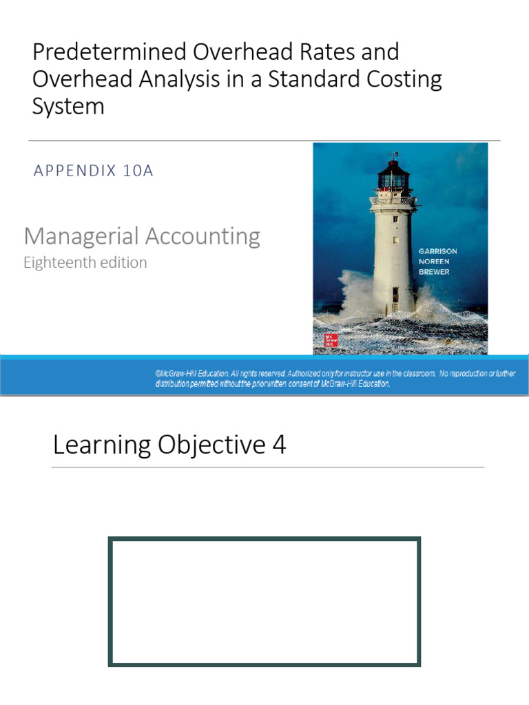 Fixed Overhead Variance Analysis | PDF | Variance