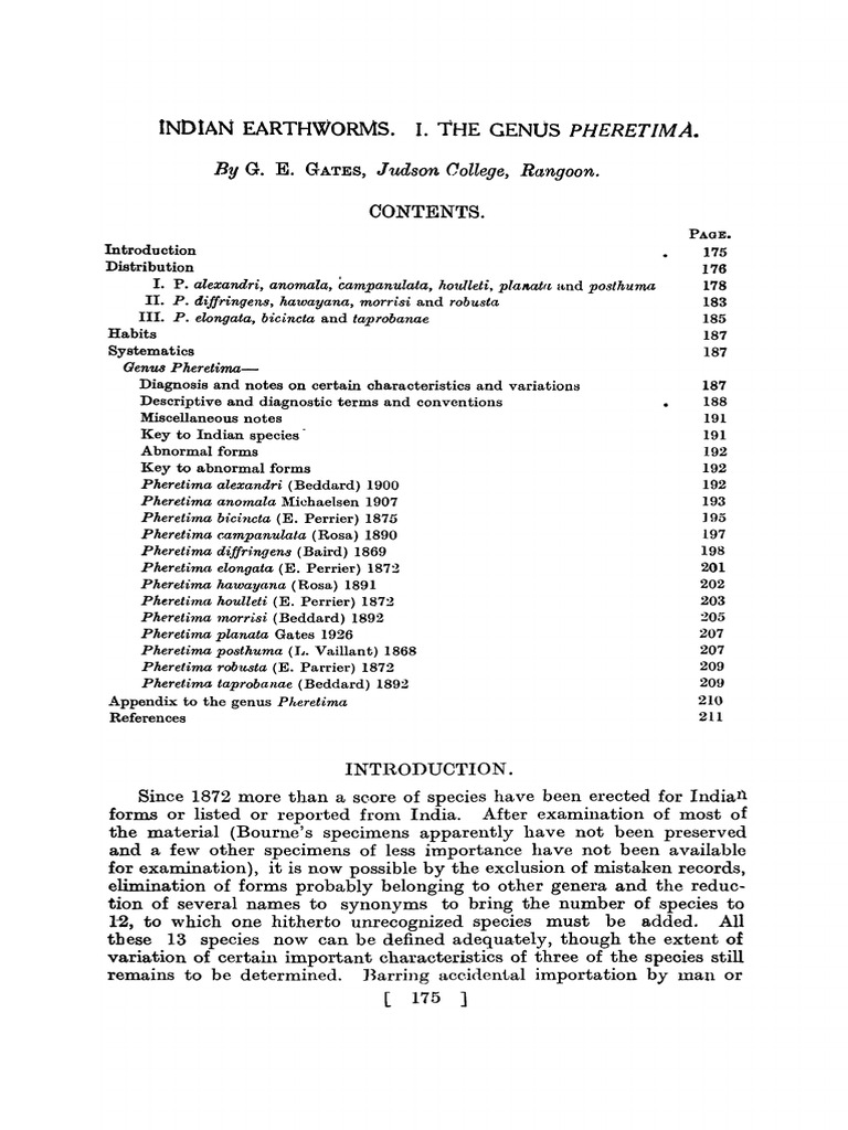 Earthworm Research Paper | PDF | Myanmar | Thailand
