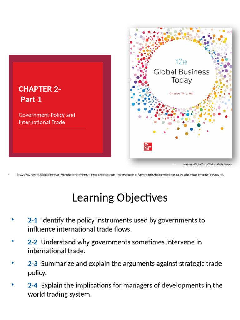 CHAPTER 2 Part1 International Trade0 IB1 | PDF | Tariff | Dumping ...