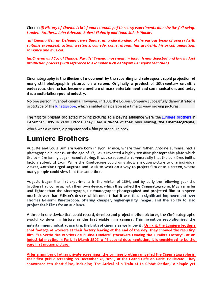 Chapter 4 Cinema Pdf Action Films Cinema Of India