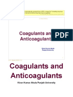 Anticoagulants Anti Platelets &amp Hematinincs