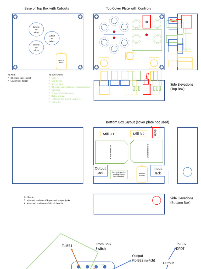 DIY Box Design and Component Checklist | PDF | Switch | Electromagnetism