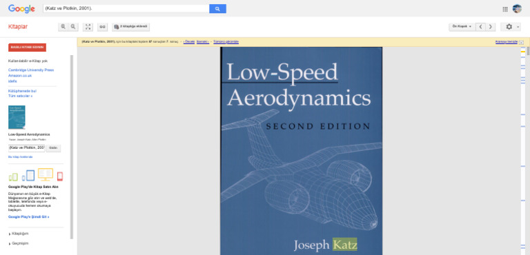 Low-Speed Aerodynamics - Joseph Katz, Allen Plotkin - Google Kitaplar | PDF