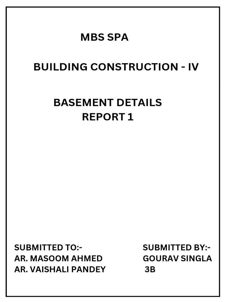 Basement Construction and Waterproofing Guide | PDF | Basement | Duct ...