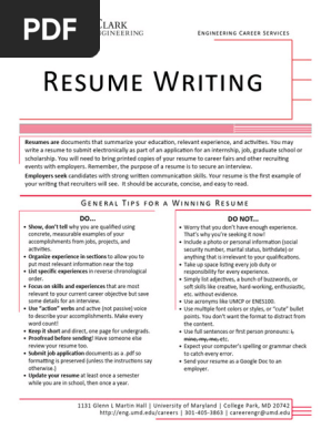 Resume Handout SU24 Combined