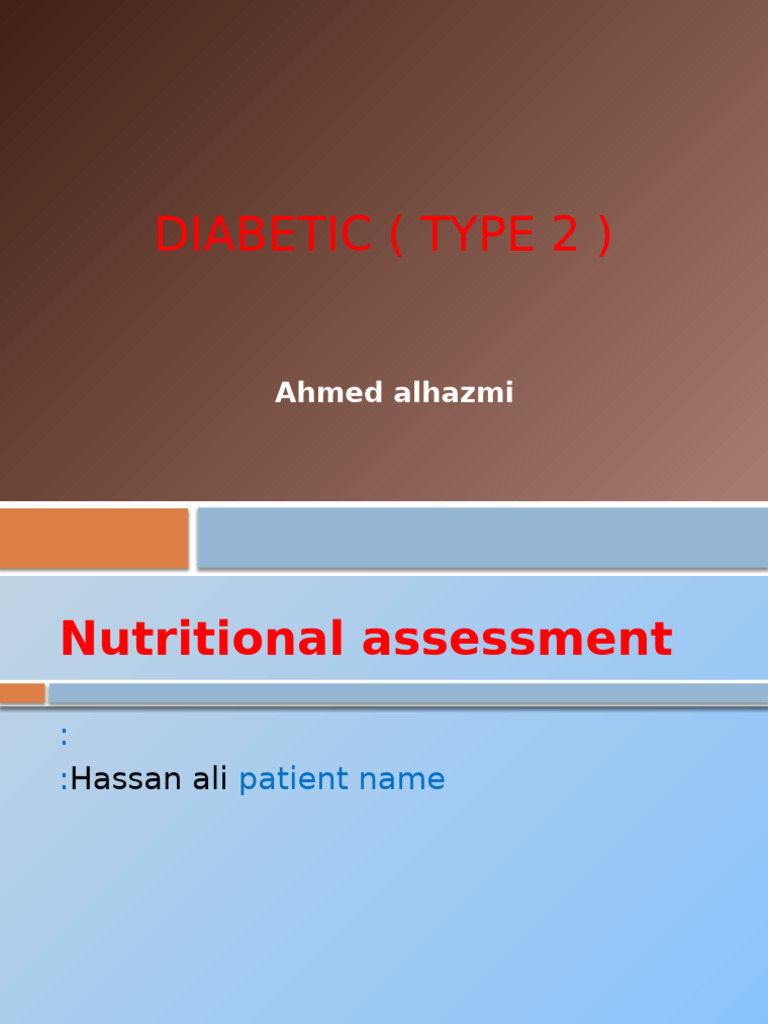 Type 2 Diabetes Nutritional Guide | PDF