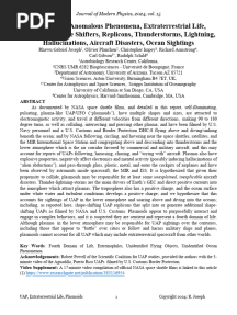 UAPExtraterrestrial Life Plasmas
