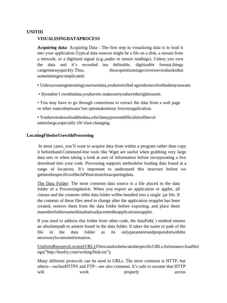 DV Unitiii | PDF | Computer File | Computing