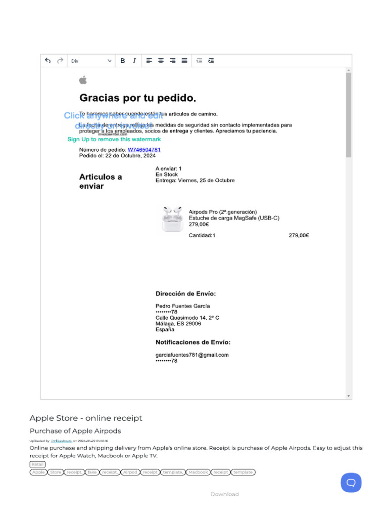 Apple Store Invoice Writer Guide | PDF