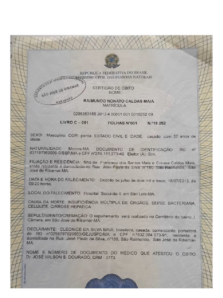 Design Certidão | PDF