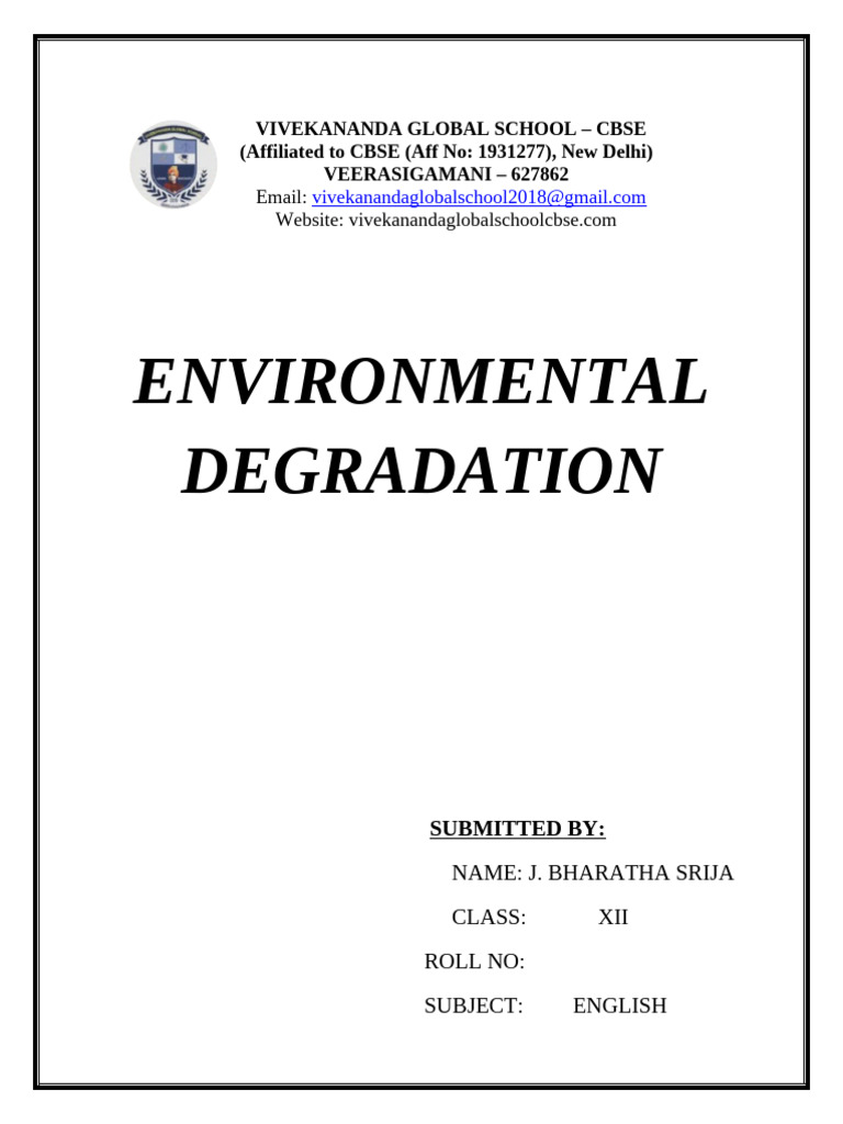 Xii Eng Project-1 | PDF