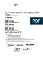 Mitsubishi WD 73736 DLP HDTV Manual