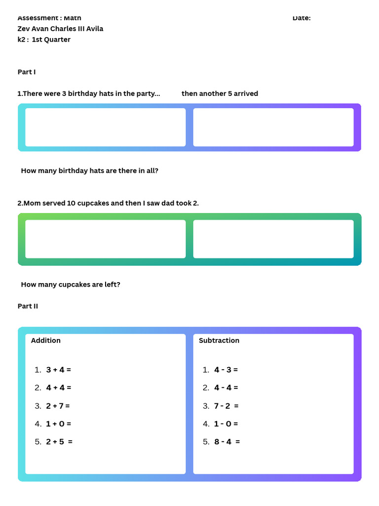 Subject Math | PDF