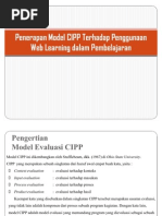 Download Penerapan Model CIPP Terhadap Penggunaan Web Learning Dalam by Herry Prasetyawan SN78676970 doc pdf