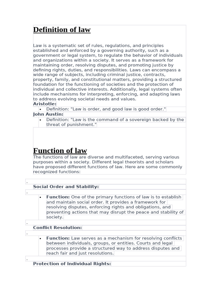 Understanding Law and Its Functions | PDF | Precedent | Common Law