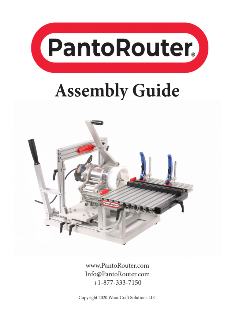PantoRouter Assembly Guide 202012 | PDF | Screw