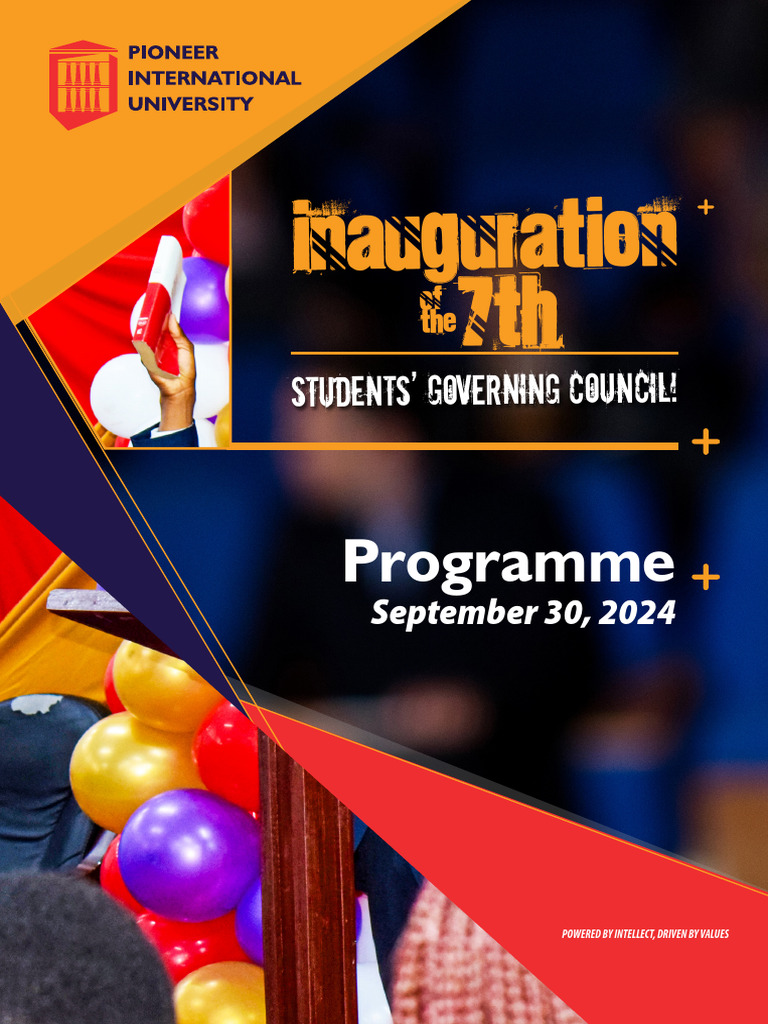 Inauguration of 7th Student Council | PDF | Academic Administration